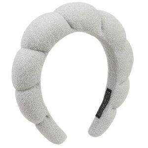 COPY - Zenana Spa Sponge Terry Towel Hair Headband, Light Gray